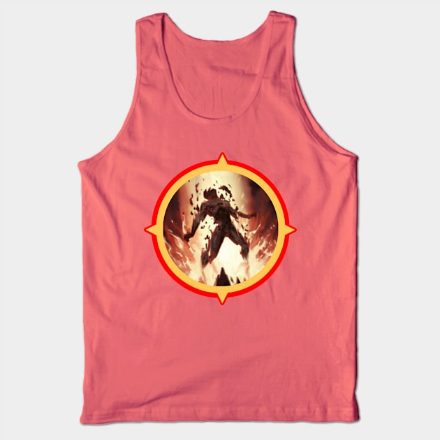 Pyromancer Eruption Logo Tank Top by Gamers Gear